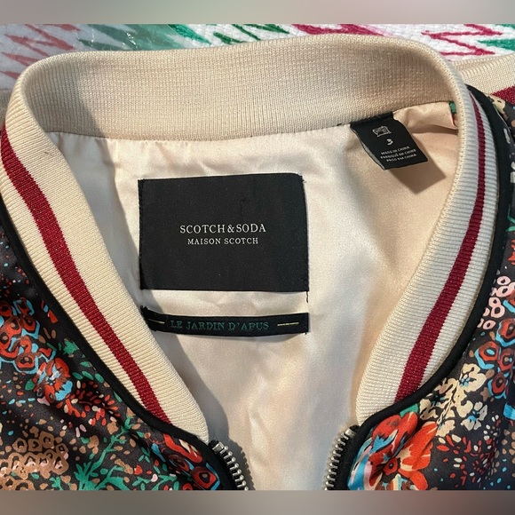 Scotch and Soda, multi print, Bomber jacket, Sz 3 (L) - Picture 4 of 7